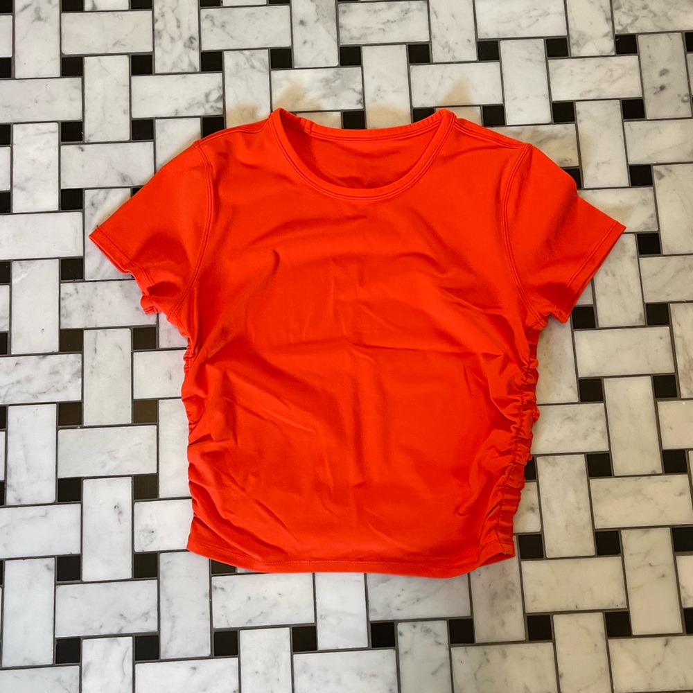 Lululemon 🍋 All It Takes Nulu Short-Sleeve T-Shirt in Solar Orange